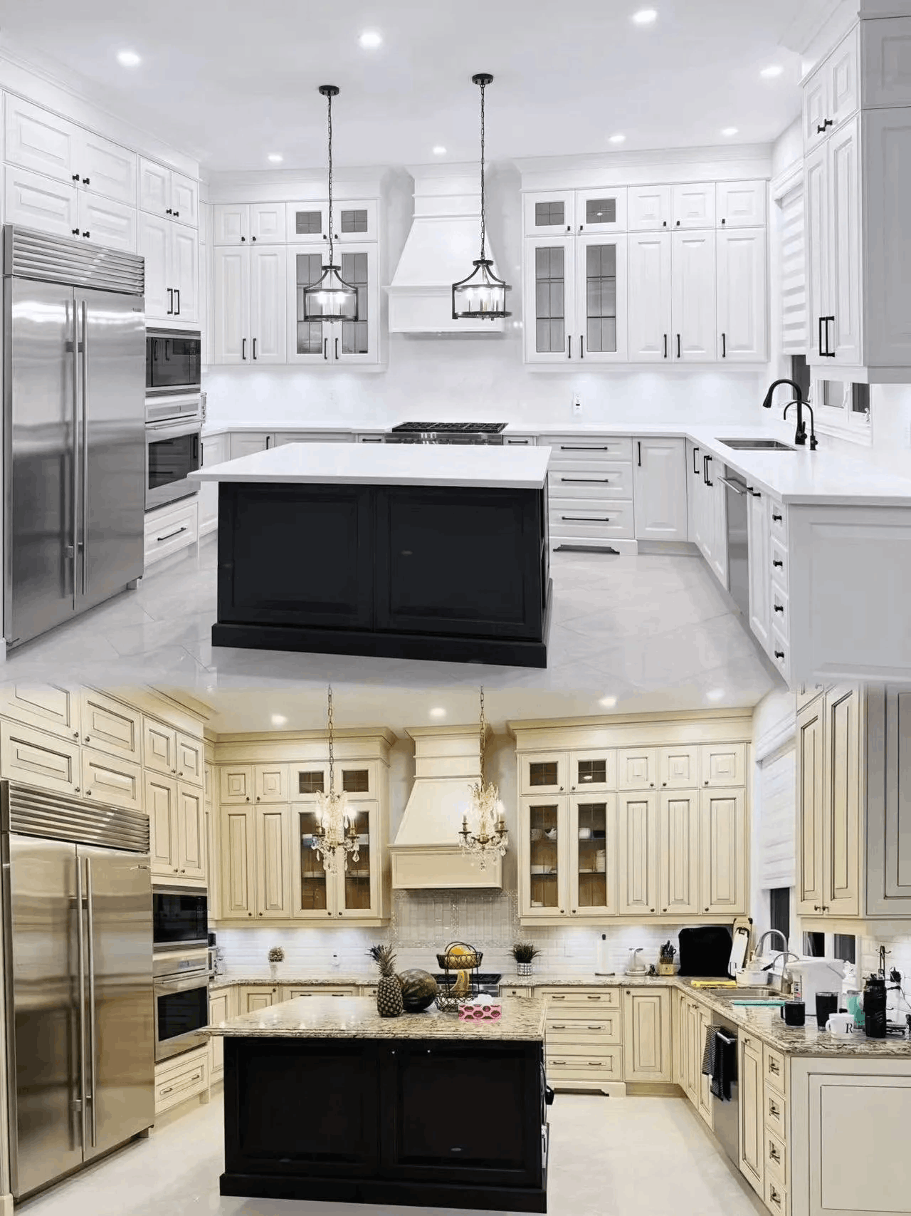 before and after kitchen